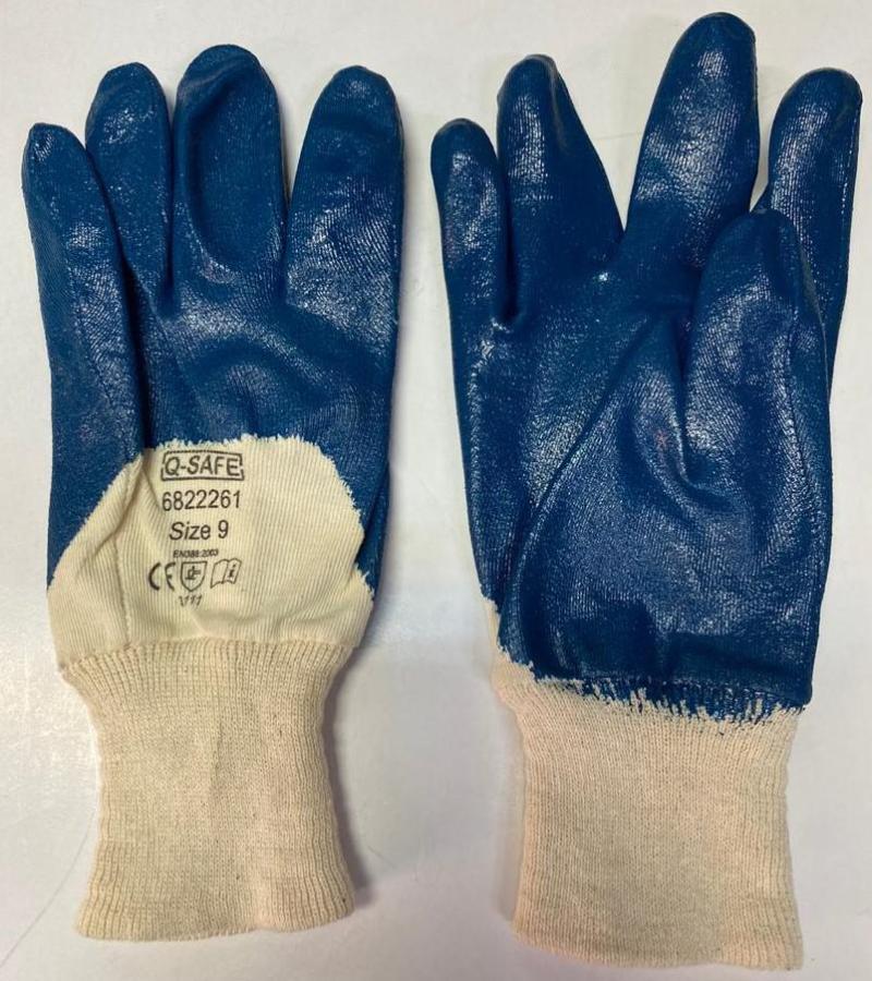 دستکش نیتریل کف مواد Q-SAFE (کیو سیف)